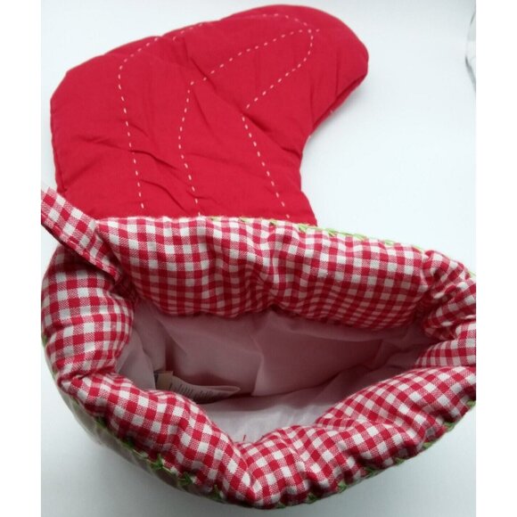 Pottery Barn Kids Claire Christmas Stocking Angel White Gown Holiday Quilted - Picture 11 of 12